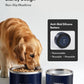HomeRunPet Dog Bowls, Durable Dishwasher Safe Double Wall Metal Insulated Stainless Steel Food Water Bowls with Non-Slip Rubber Base, Ideal for Small Medium and Large Dogs (32oz, Navy)