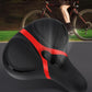Bicycle Seat Replacement, Bike Seat for Men and Women, Comfort Wide Bike Saddle Memory Foam Padded Soft Bike Seat Cushion Compatible with Peloton, Mountain, City Bikes, Indoor Exercise Bikes