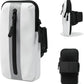 Running Phone Holder Armband, iPhone Arm Bands for Exercise, Running Arm Bands for Cell Phone, Phone Purse Cell Phone Holder for Walking (White)
