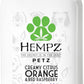 Hempz Petz, Sensitive Dog Shampoo, Oatmeal Complex to Soothe, Creamy Citrus Orange & Red Raspberry Herbal Sensitive Shampoo 17 oz.
