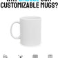 Personalized Coffee Mug – Custom Photo, Text, or Logo Ceramic Mug Tea Cup | Taza Personalizada with Picture or Message | Customized Gift Idea for Men & Women, Mom, Dad, Friends - White/Red | 15oz