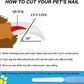 Pet Nail Clipper,Dog Nail Trimmers Safety Guard to Aviod Over Cutting,Puppy Cat Claw Trimmer,with Free Dog Comb Nail File, Sharp Grooming Clipper, Great for Thick Toenail, Blue