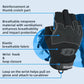 Seibertron Full or Half Finger Padded Palm Lightweight Breathable Climbing Rope Gloves for Climbers, Rock Climbing, Rescue, Adventure, Sailing, Kayaking, Outdoor Sports
