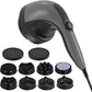 Handheld Cellulite Massager, Lymphatic Drainage Massager, Body Sculpting Machine with Lipo Roller for Stomach Belly Butt Arm Leg Fat, Wide Area Electric massagers vibrating Used at home Black