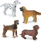 Safari Ltd. Dogs Toob - Mini Figurines: Dachshund, Dalmatian, Retriever, Sheepdog, Collie, Shepherd, Beagle, Boxer, Great Dane, Doberman, Bulldog - Educational Toys for Boys, Girls & Kids Ages 3+