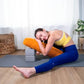 Sol Living Yoga Bolster Pillow Rectangular Meditation Cushion Cotton Meditation Accessories for Restorative Yoga Meditation Pillow Yoga Pillow Firm Body Pillow Bolster Pillow for Legs Removable Cover