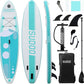 Inflatable Stand Up Paddle Board 10‘x30‘‘- Ultra-Light SUP with Backpack, Pump, Paddle, Coil Leash, 3 Fins, Repair Kit, Stable Design, Non-Slip EVA Deck for Adults & Youth