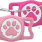 IP68 Waterpoof Dog Airtag Holder, Stretchy Silicone Full Body Covered Apple Air Tag Holder for Dog Cat Collar Fit All Width Collar (Pink/Rose, 2 Pack)