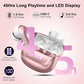 Wireless Earbuds Bluetooth 5.4 Headphones Noise Cancelling, 40H Playtime Bluetooth Ear Bud with Dynamic Drivers Stereo, Sports Earphones Wireless with LED Power Display for Laptop Pad Phones