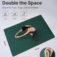 YOTTOY Large Yoga Mat (75 * 52 * 1/2inch),Extra Wide TPE Exercise Mat,Non-Slip Workout Mat for Pilates, Fitness, Barefoot, Home Gym Studio with Strap and Towel