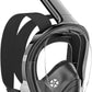 QingSong Full Face Snorkel Mask for Adults, Snorkeling Gear with Camera Mount, 180 Degree Panoramic View Snorkel Set Anti-Fog Anti-Leak