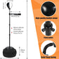 INNOLIFE Spinning Bar Boxing 360°Black White Speed Trainer Free Standing Punching Bag Adjustable Height Ideal for Adults and Youth Enhance Reflexes and Boxing Skills