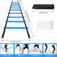 Soccer Speed Agility Training Set - 20FT Agility Ladder 12/16 Sports Cones and Soccer Kick Trainer Football Training Equipment Footwork Drills for Youth and Adults