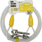 Petest 25ft Reflective Tie-Out Cable for Large Dogs Up to 90 Pounds