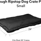 K9 Ballistics Tough Ripstop Dog Crate Pad - Durable & Machine Washable with Non-Skid Bottom and 120-Day Warranty, Fits 30" Wire Crates - Small, Obsidian Black