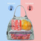 FlowFly Lunch Bag for Women Insulated Lunch Box Corduroy Lunch Tote Cooler for Travel Work Picnic, Dandelion