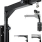Heavy Bag Hanger Wall Mount Punching Boxing Bag Bracket -Square Tube, Heavy Duty Adjustable Length & Height for Boxing, Taekwondo, Muay Thai Bags, for Home Gym Installation