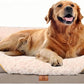 Washable Orthopedic Dog Bed for Large Dogs, Waterproof Dog Bed with Bolster, Big Couch Sofa Dogs Beds with Removable Cover & Non-Slip Bottom