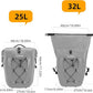 ROCKBROS Bike Panniers Waterproof Bike Rear Rack Bag Max 30L Large Capacity Bike Rear Panniers for Cycling Traveling Commuting