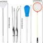 Fish Tank Cleaning Tools, 6 pcs Aquarium Cleaning Tools, Feeder Tools Kit, Aquarium Plants Cleaner, Algae Scraper for Glass Aquariums