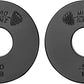 Micro Gainz Standard 1-Inch Center Hole Weight Plates, Set of 2 Black Fractional Plates Choose Set (.25LB-1.25LB), Designed for Standard 1-inch Barbells & Dumbbells, Made In USA