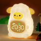 MASHI Sheep Alarm Clock, Toddler Sleep Training Clock with Sun & Moon, Sleep Sound Machine, Night Lights, Alarm Clock for Kids, Gift Ideas for Kids Child