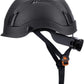Land Helmets EcoPro Safety Helmet - ANSI/ISEA Z89.1-201 Type 1 Class C Vented - OSHA Approved - Lightweight Helmet with 6 Pt Suspension for Arborist, Industrial & Fall Protection