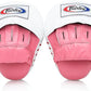 Fairtex FMV9 Contoured Focus Mitts |Striking Accuracy & Protection for Boxing, Muay Thai, Kickboxing |Ergonomic Design, Soft Padding, Secure Fit Leather