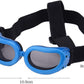Outdoor Dog Sunglasses Anti-UV Eye Protection Goggles Waterproof Windproof Anti-Fog for Small Pet Puppy Cat (Blue)