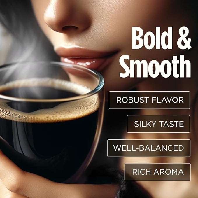 VitaCup Extra Shot Strong Coffee Pods, Bold & Intense Dark Roast w/Espresso Shot, High Caffeine, Vitamin B12, Antioxidants, Recyclable Single Serve Pod Compatible with Keurig K-Cup Brewers, 32ct