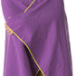 Flow Hydro Sport Towel - Microfiber Quick Dry Swimming Towels for Swim, Pool, Triathlon, and Other Water Sports in Medium, Large, Extra Large, and Hooded Sizes (Purple, Large w/Hood)