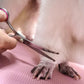 Dog Grooming Kit with Safety Round Tips Stainless Steel Professional Dog Shears Set - Thinning, Curved Scissors and Comb for Cat Pet