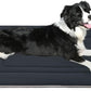 JoicyCo Soft Dog Bed Crate Pad Mat, 36 in Non-Slip Bottom Washable for Medium and Large Dogs, Pet Mattress Kennel Pad, Dark Gray