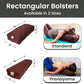 Sol Living Yoga Bolster Pillow Rectangular Meditation Cushion Cotton Meditation Accessories for Restorative Yoga Meditation Pillow Yoga Pillow Firm Body Pillow Bolster Pillow for Legs Removable Cover