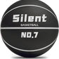 2025 Upgraded Silent Basketball Size 7 - Indoor Noiseless Airless Foam Basketball, Quiet Dribble Dream Training Ball with Soft Soundless Bounce-Pink