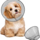 Supet Dog Cone Collar Adjustable After Surgery, Comfortable Pet Recovery Collar & Cone for Large Medium Small Dogs, Elizabethan Dog Neck Collar Plastic Practical