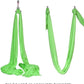 DASKING Aerial Silks Starter Kit - Durable 11Yards of Aerial Yoga Hammock with Hardware, Aerial Swing for Acrobatic Flying Yoga & All Levels (Aerial Rigging Point Up to 14ft)