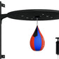 Soozier Wall Mounted Speed Bag Platform with 360-Degree Swivel, Adjustable Punching Bag for Home Fitness