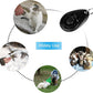 Dog Clicker for Training, 2 Pack Dog Training Clicker, Clicker Dog Training with Wrist Strap, Pet Training Clicker, Perfect for Dog Cat Puppies Behavioral Training (Black and Water Lake Blue)