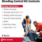 First Aid Only 91134 Critical Essentials Bleeding Control Kit for Limb & Torso Wounds, 8 Pieces