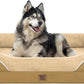 Washable Orthopedic Large Dog Bed -XL Large Dog Bed with Removable & Waterproof Cover Pet Beds with Foam Support for Big Size Dogs with Bolster