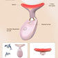 7 Color Face and Neck Massager Light Therapy, Red Light Based Facial Massager for Skin Care, Firming, Smoothing (Pink)