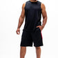 DEVOPS Men's 2-Pack Loose-Fit 10" Workout Gym Shorts with Pockets