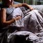 LUXOME Lightweight Blanket | 100% Rayon (Viscose) from Bamboo Fabric & Fill | Full/Queen - 86"x92" | Super Soft | Thermal-Regulating | Dove