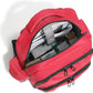 Red Medicine Backpack for School Empty First Aid Bag for Trauma Medication Safety Backpack Travel Paramedic Bag EMS EMT for Nurse Responder(bag only)