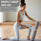 25" Yoga Mat Strap | Slap Band Holder for Carrying and Storage Mats | Rolled Scrunchie Yoga Essential Accessory
