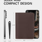 ALLIVE Passport Holder for Travel Women Men,Genuine Leather Passport Cover Wallet,Travel Must Haves Airport Essentials Travel Gifts Brown