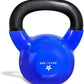 Yes4All 5-100 LB Kettlebells Vinyl Coated Cast Iron for Dumbbell Weights Exercises, Gym, Fitness, Full Body Workout Equipment Push up, Grip and Strength Training