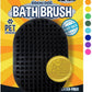 Bodhi Dog Shampoo Brush - Pet Grooming & Bath Supplies for Dogs and Cats - Bath Brush for Long & Short Hair - Premium Scrubber for Shower, Bathing & Massage (One Pack, Black)