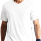 MIER Men's Quick Dry Workout Shirts Moisture Wicking Running Athletic Performance T-Shirts Recycled Polyester Top Tee